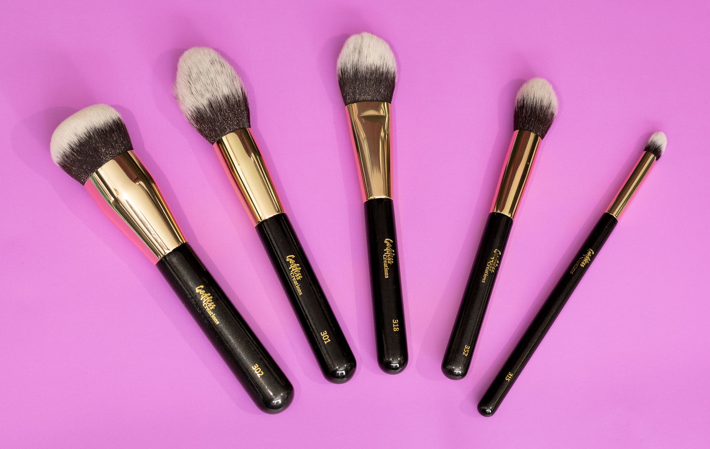 Goddess Creations Signature 17-Piece Luxe Brush Set