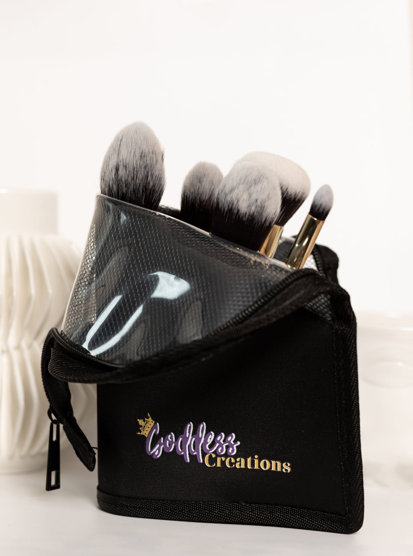 Goddess Creations Expandable Luxe Brush Bag